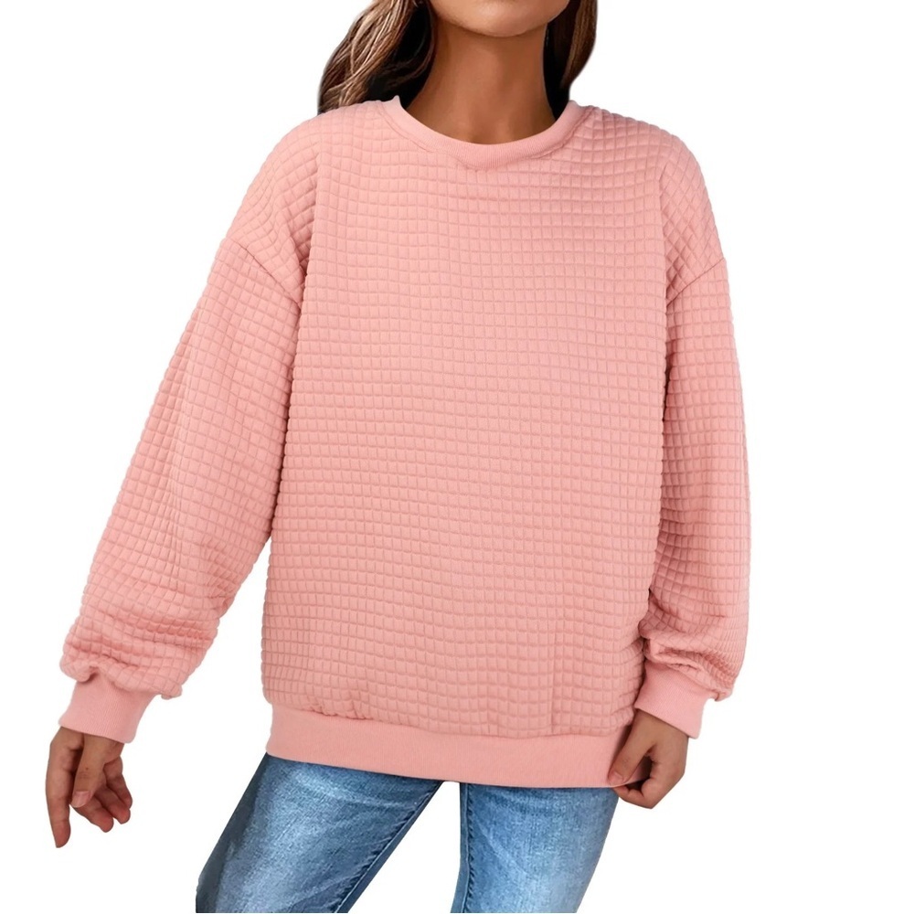 ❤️ 🆕 SHEIN Pink Girls Textured Top Size 11 years